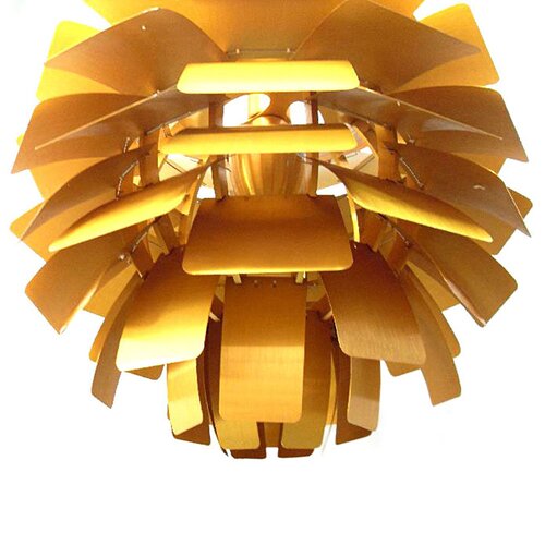 Kleine Poul Henningsen Artichoke Lamp in Gold