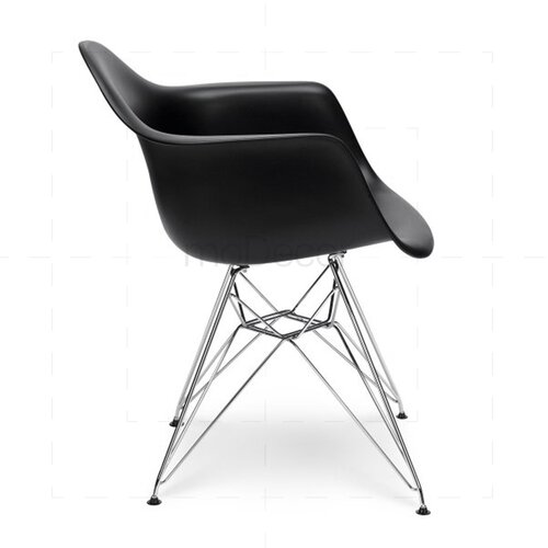 Eames DAR Stuhl in Schwarz