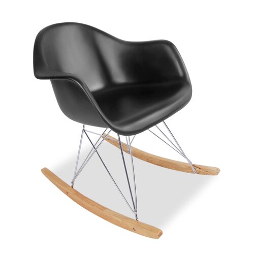Eames RAR Stuhl in Schwarz