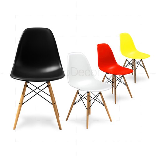 Eames DSW Stuhl in Wei�