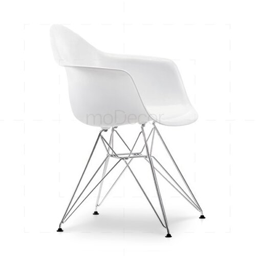 2er Set Eames DAR Stuhl in Wei�