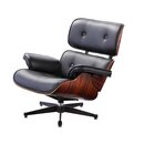 Eames Lounge Chair - Schwarz mit Rosenholz