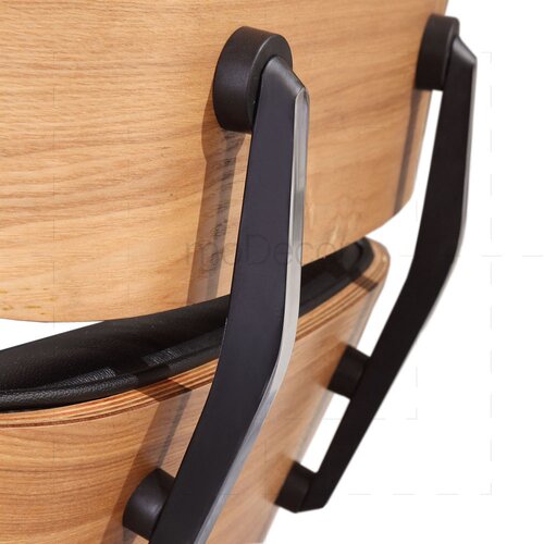 Eames Lounge Chair - Schwarz mit Eichenholz