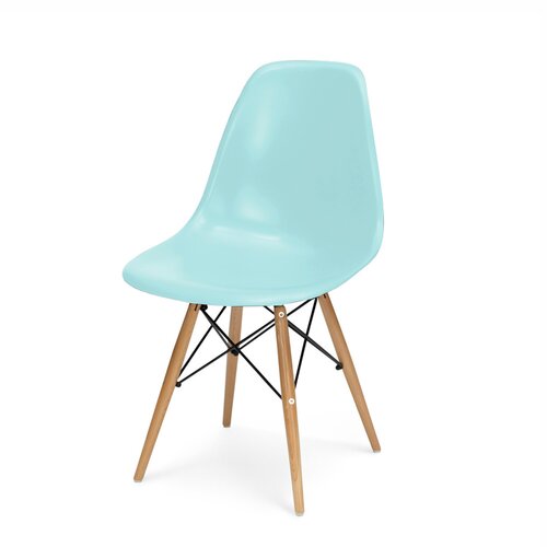 Eames DSW Stuhl in Hellblau