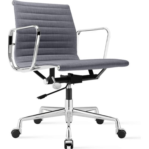 Halbhoher EA 117 Eames B�rostuhl mit Stoffbezug aus...