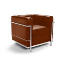 Le Corbusier LC2 Sessel mit cognac Leder