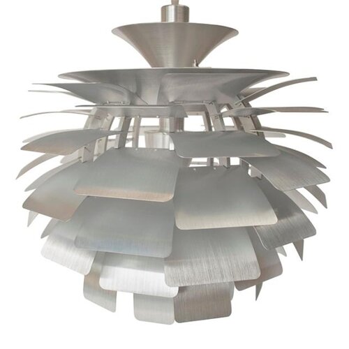 Gro�e Poul Henningsen Artichoke Lamp in Silber