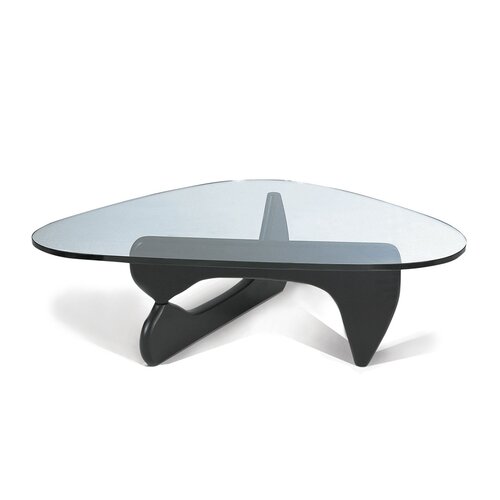 Isamu Noguchi Couchtisch mit schwarzem Holz