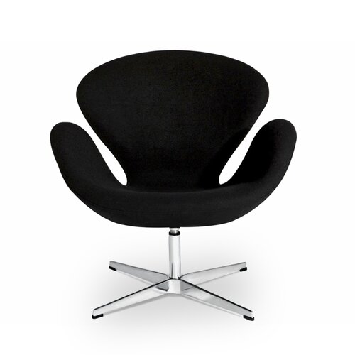 Arne Jacobsen Schwan Stuhl in Schwarz