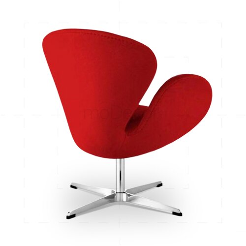Arne Jacobsen Schwan Stuhl in Rot